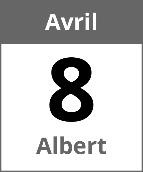 Fete Albert Avril 8.4.