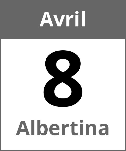 Fete Albertina Avril 8.4.