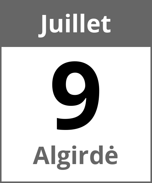 Fete Algirdė Juillet 9.7.