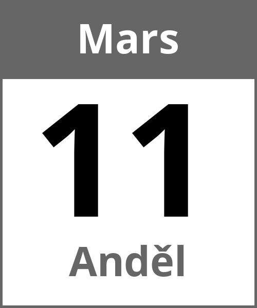 Fete Anděl Mars 11.3.