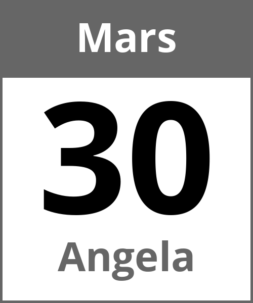 Fete Angela Mars 30.3.