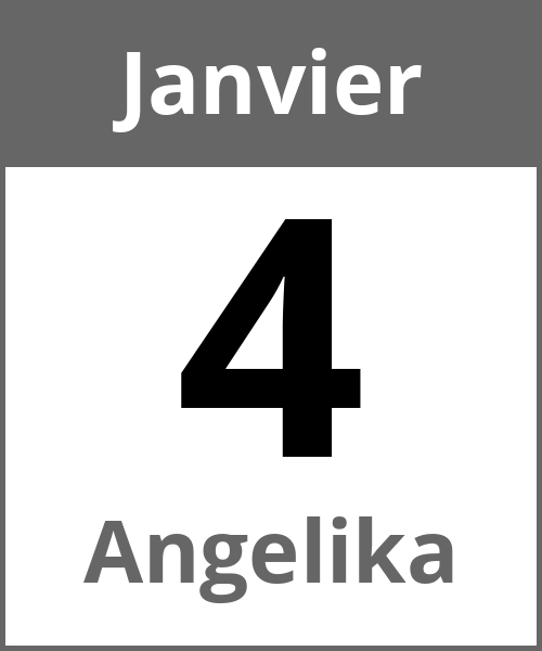 Fete Angelika Janvier 4.1.