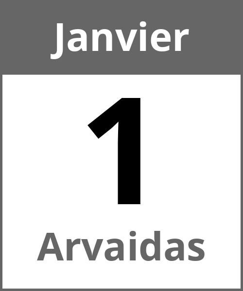 Fete Arvaidas Janvier 1.1.