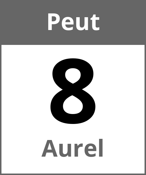 Fete Aurel Peut 8.5.