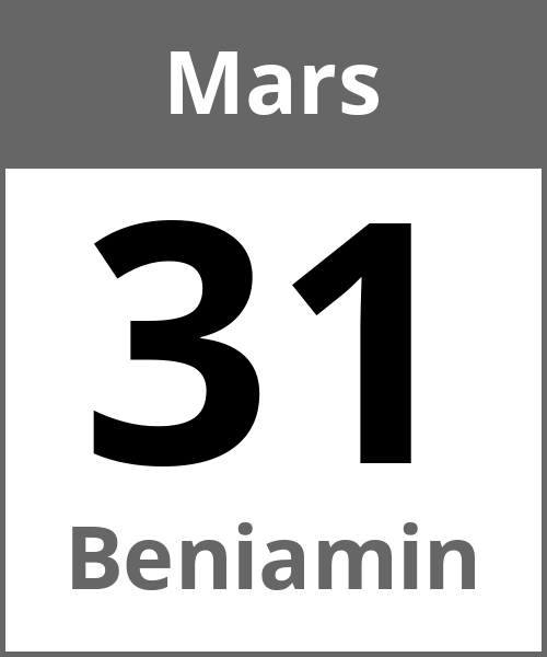 Fete Beniamin Mars 31.3.