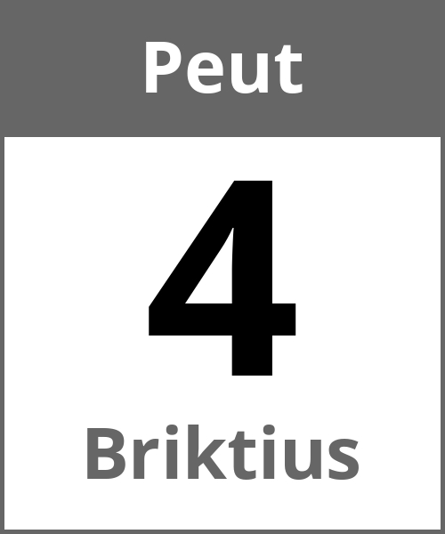 Fete Briktius Peut 4.5.