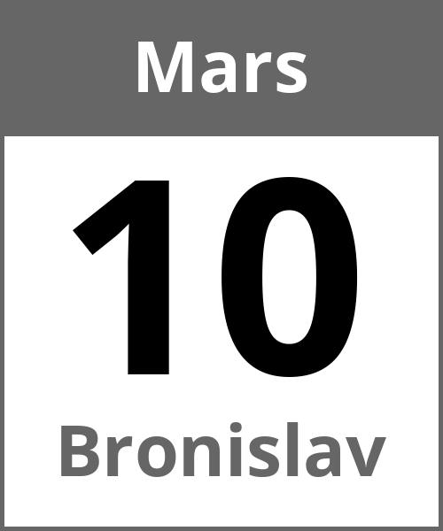 Fete Bronislav Mars 10.3.