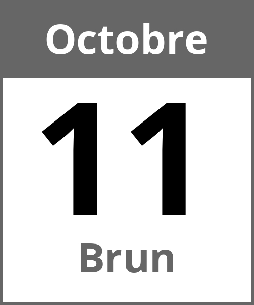 Fete Brun Octobre 11.10.