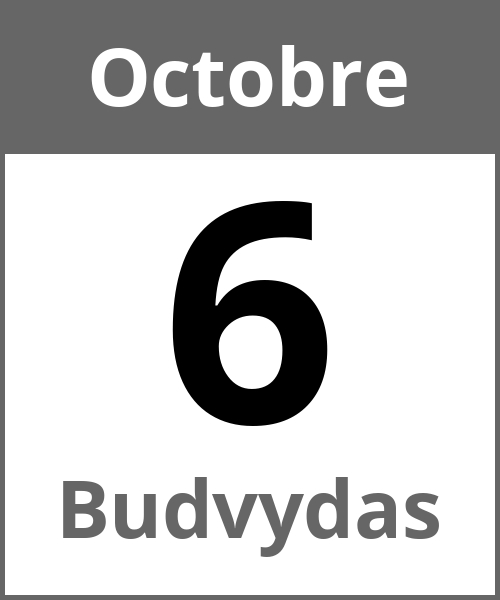 Fete Budvydas Octobre 6.10.