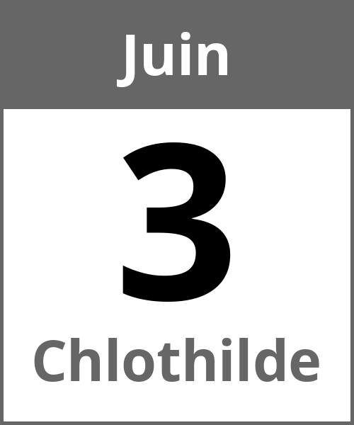 Fete Chlothilde Juin 3.6.