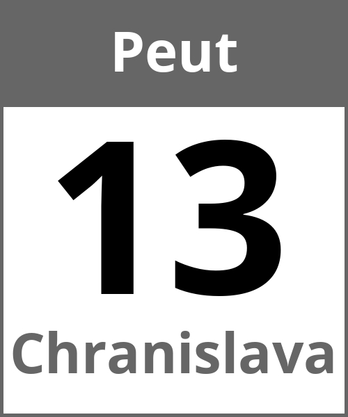 Fete Chranislava Peut 13.5.