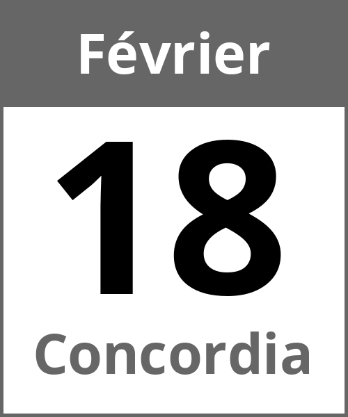 Fete Concordia Février 18.2.