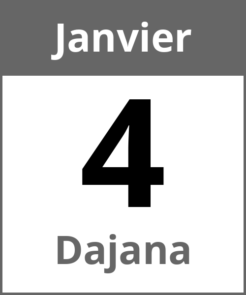 Fete Dajana Janvier 4.1.