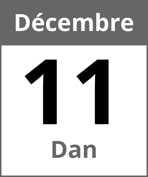 Fete Dan Décembre 11.12.