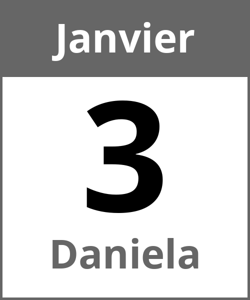 Fete Daniela Janvier 3.1.