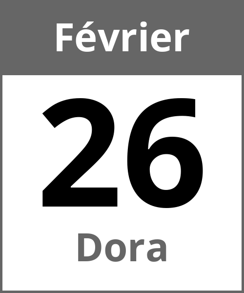 Fete Dora Février 26.2.