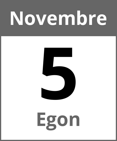 Fete Egon Novembre 5.11.