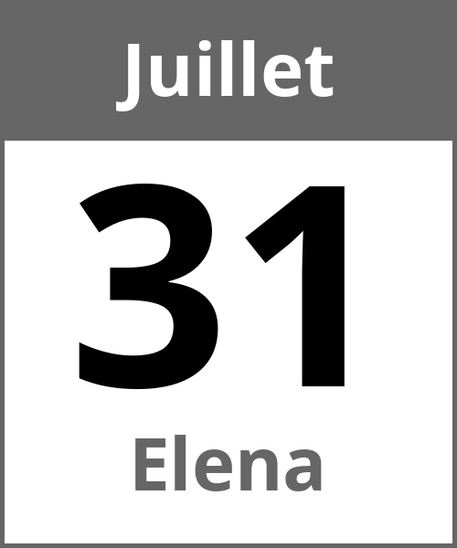 Fete Elena Juillet 31.7.