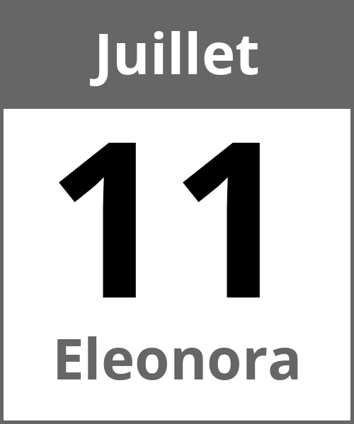 Fete Eleonora Juillet 11.7.