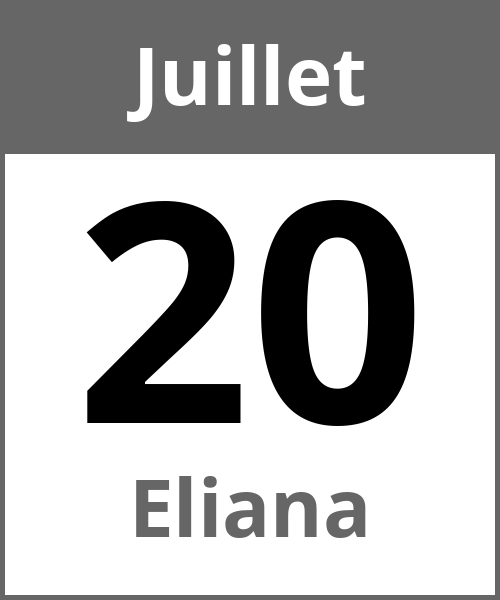 Fete Eliana Juillet 20.7.