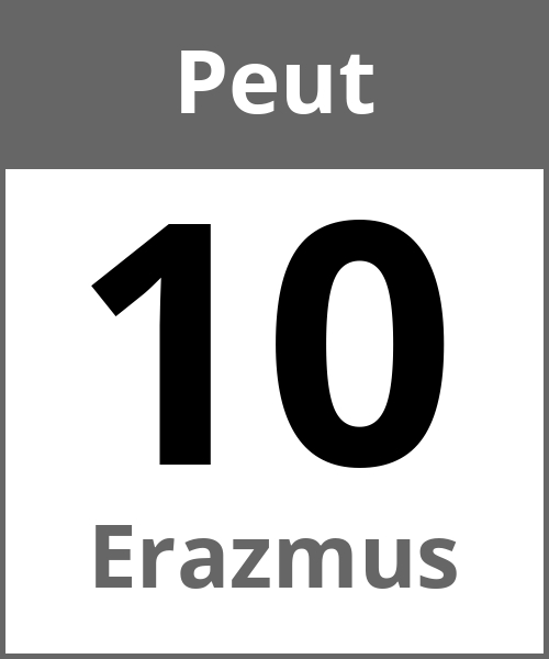 Fete Erazmus Peut 10.5.