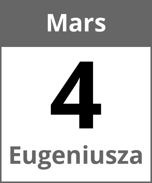 Fete Eugeniusza Mars 4.3.