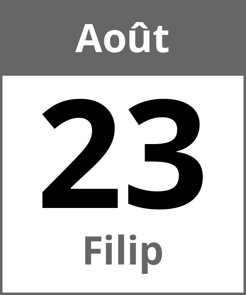 Fete Filip Août 23.8.