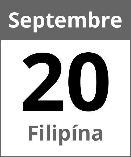 Fete Filipína Septembre 20.9.