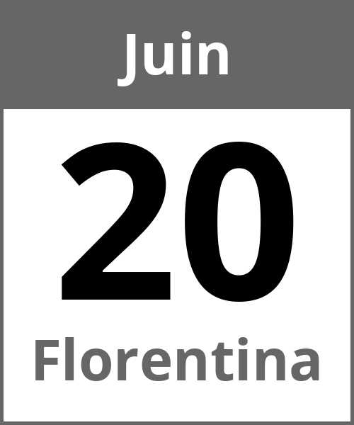 Fete Florentina Juin 20.6.