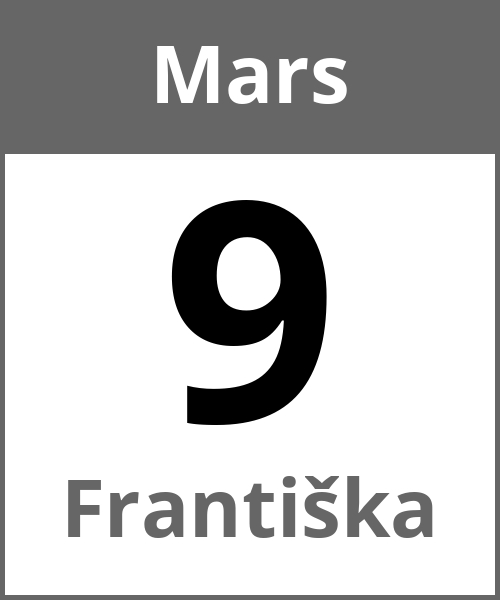 Fete Františka Mars 9.3.