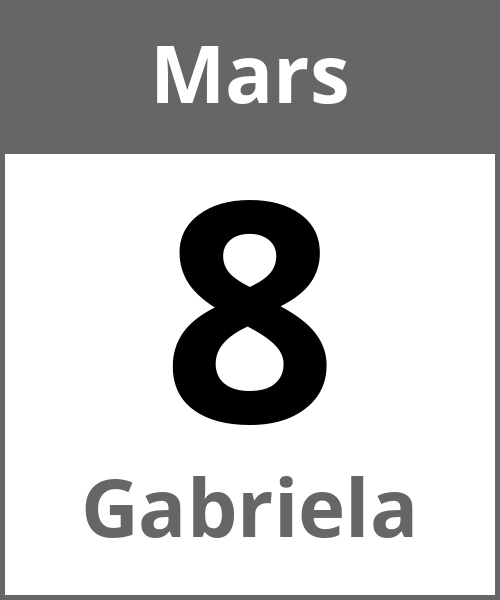 Fete Gabriela Mars 8.3.