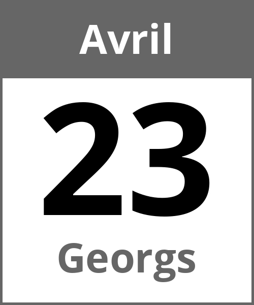 Fete Georgs Avril 23.4.