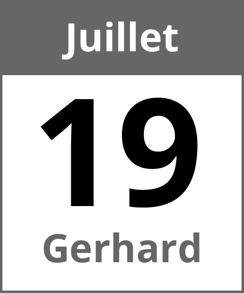 Fete Gerhard Juillet 19.7.