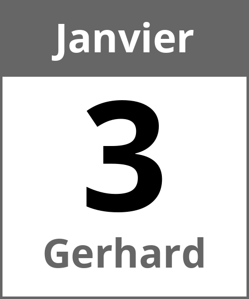 Fete Gerhard Janvier 3.1.