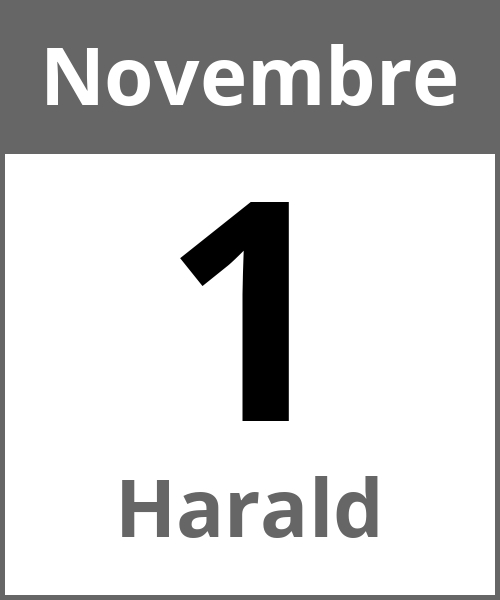 Fete Harald Novembre 1.11.