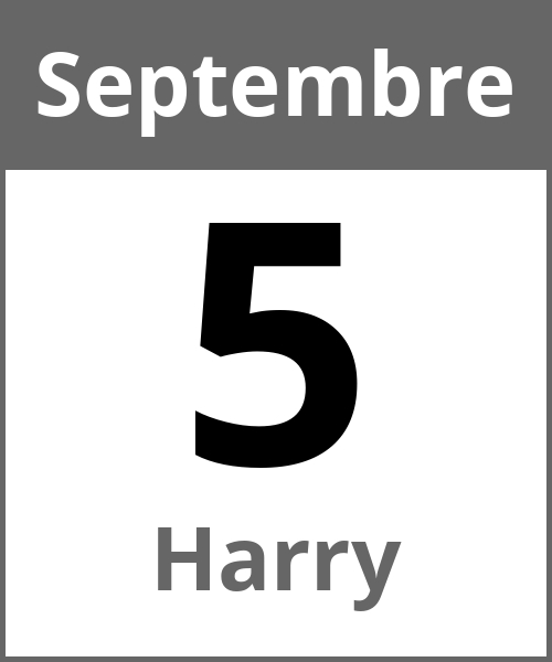 Fete Harry Septembre 5.9.