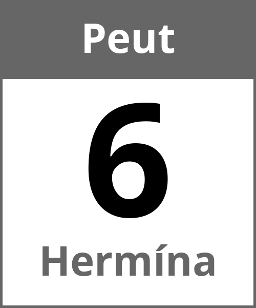 Fete Hermína Peut 6.5.