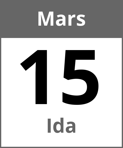 Fete Ida Mars 15.3.