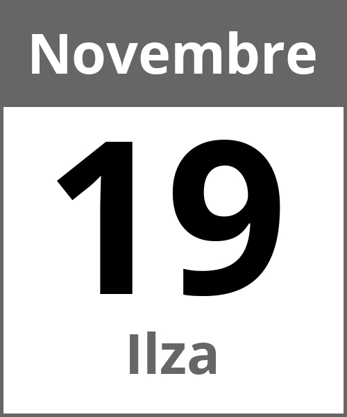 Fete Ilza Novembre 19.11.