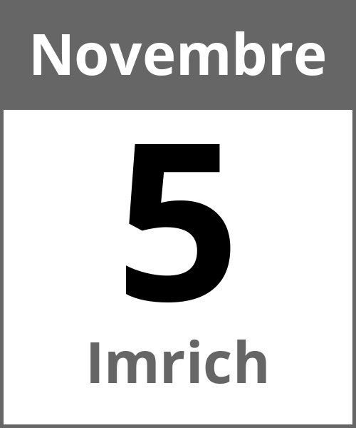 Fete Imrich Novembre 5.11.