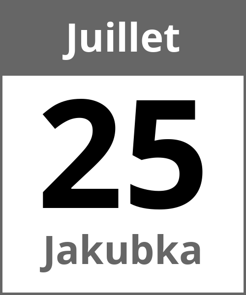 Fete Jakubka Juillet 25.7.