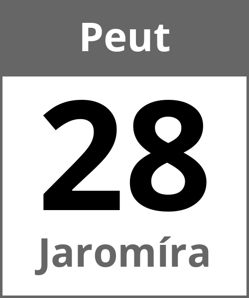 Fete Jaromíra Peut 28.5.