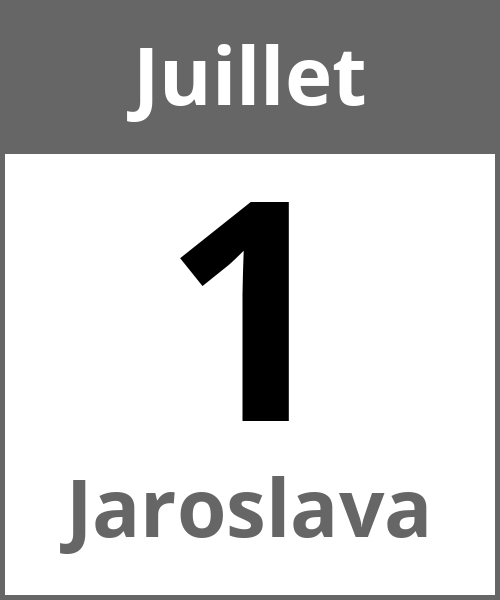 Fete Jaroslava Juillet 1.7.