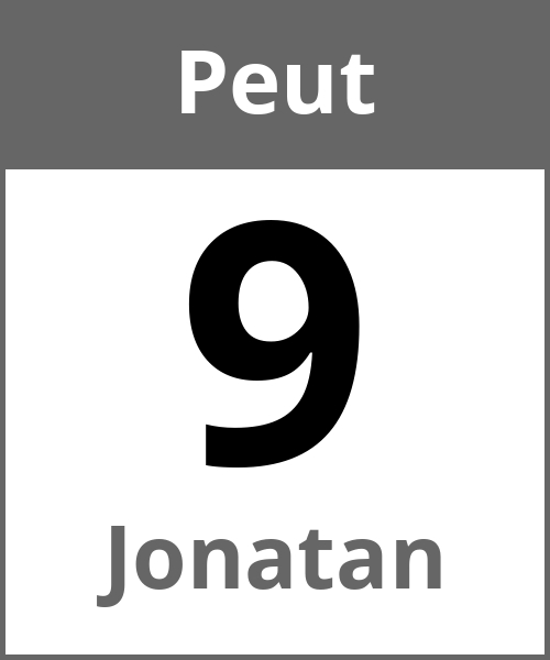 Fete Jonatan Peut 9.5.