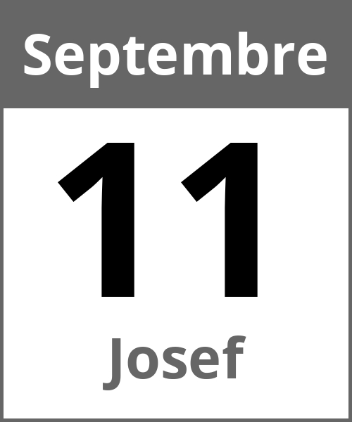 Fete Josef Septembre 11.9.