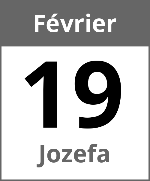 Fete Jozefa Février 19.2.