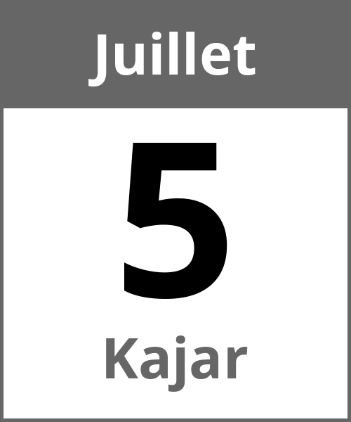 Fete Kajar Juillet 5.7.