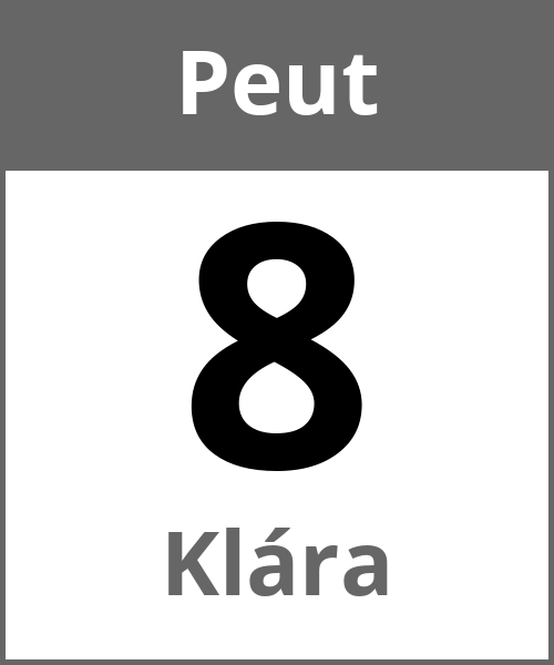 Fete Klára Peut 8.5.