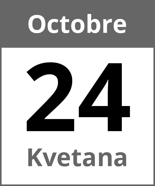 Fete Kvetana Octobre 24.10.