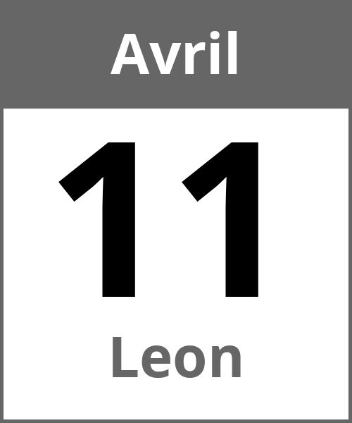 Fete Leon Avril 11.4.